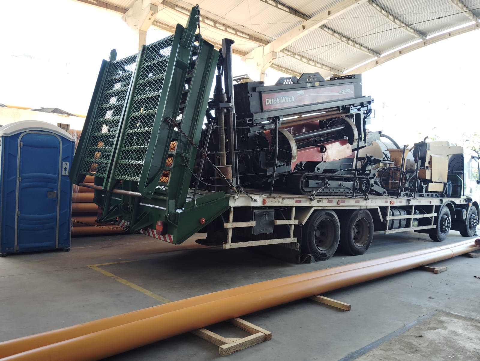 Construção de rede de Gasodutos